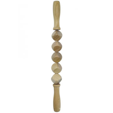 Health care wood roller massager for body